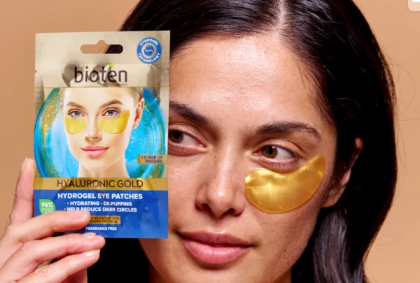 Hyaluronic Gold Hydrogel Eye Patches - Image 2